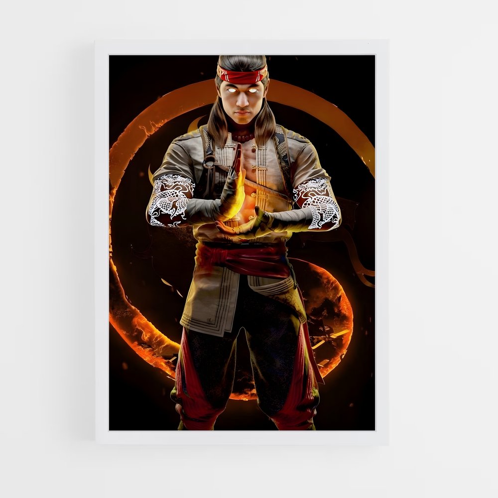 Poster Liu Kang: Dragon's Fury – affiche Mortal kombat (vue 3)